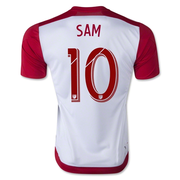 New York Red Bulls 2015-16 Home #10 Sam Soccer Jersey